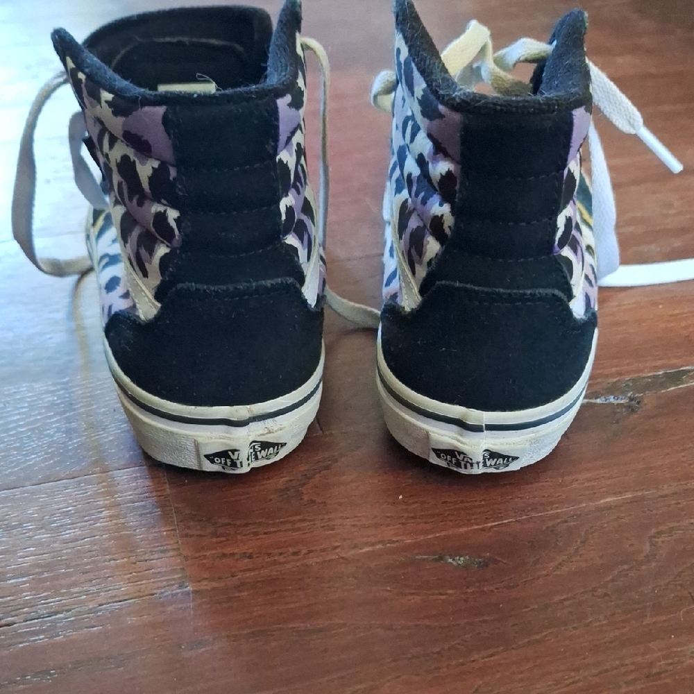Vans Black and White High-Top Sneakers - Picture 3 of 5